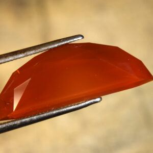 Slice of Orange - Faceted Mexican Fire Opal - 4.90cts